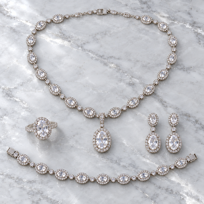 Succrealpu® Royal River four-piece jewelry set