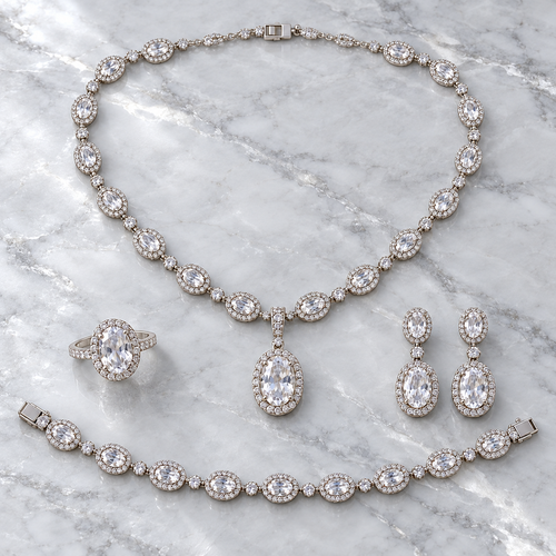 Succrealpu® Royal River four-piece jewelry set